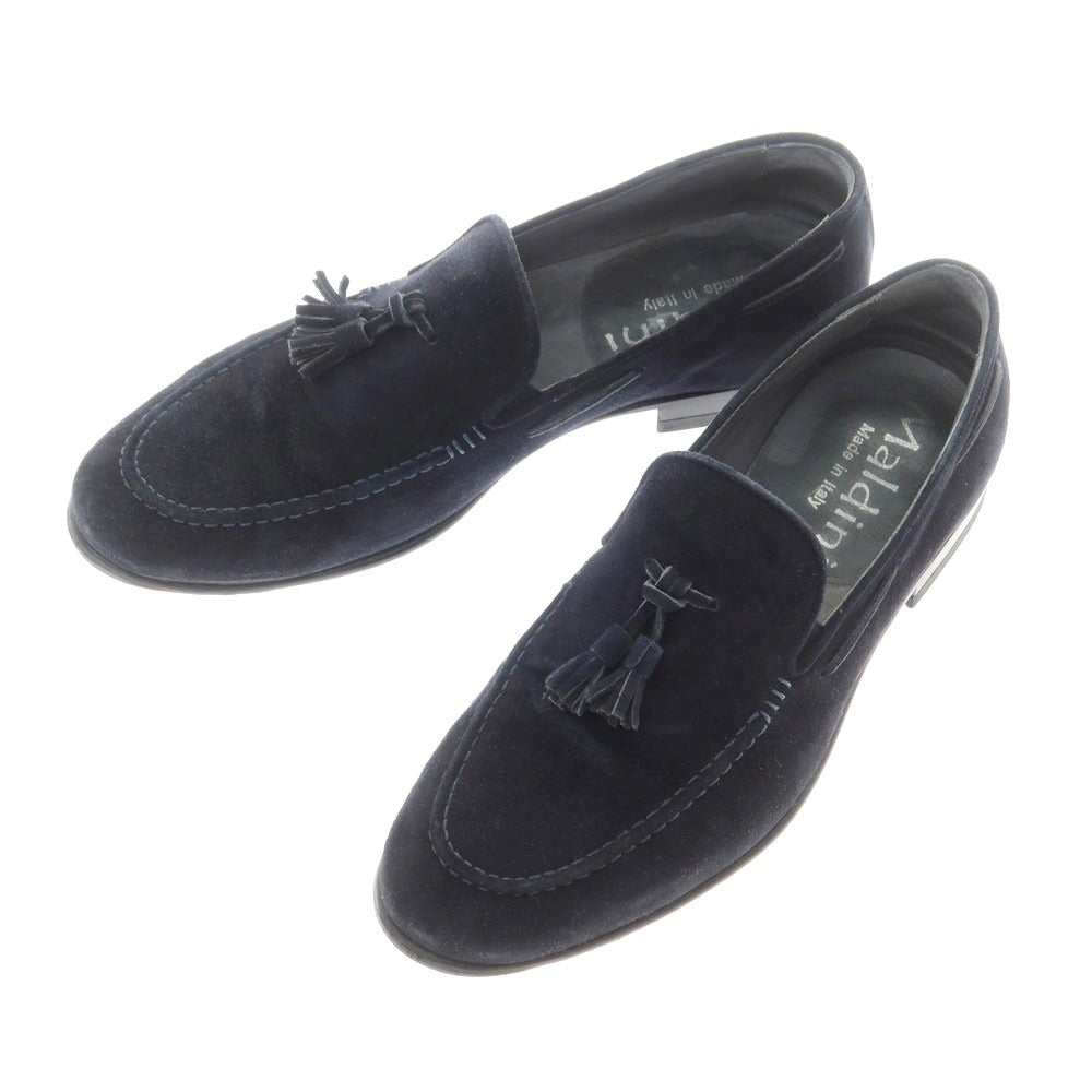 【中古】マルディーニ Maldini スエード タッセルローファー ネイビー【 40 】【 状態ランクB 】【 メンズ 】