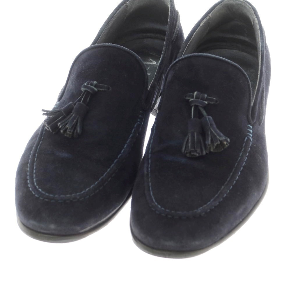 【中古】マルディーニ Maldini スエード タッセルローファー ネイビー【 40 】【 状態ランクB 】【 メンズ 】