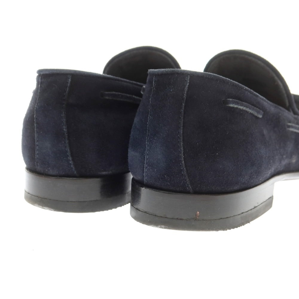 【中古】マルディーニ Maldini スエード タッセルローファー ネイビー【 40 】【 状態ランクB 】【 メンズ 】
