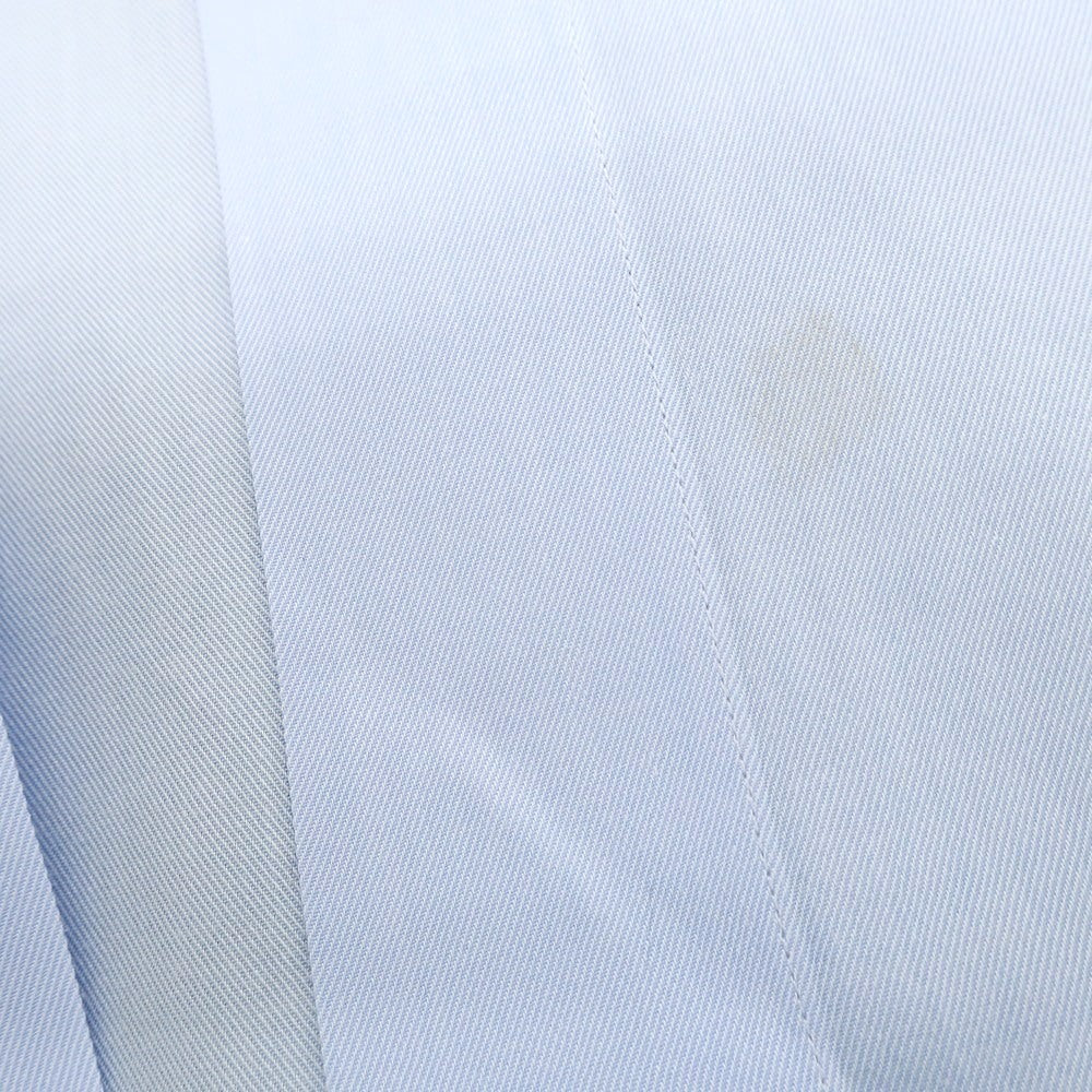 【中古】メイカーズシャツ カマクラ Makers Shirt 鎌倉 コットン系 セミワイドカラー ドレスシャツ ライトブルー【 表記なし(M位) 】【 状態ランクC 】【 メンズ 】