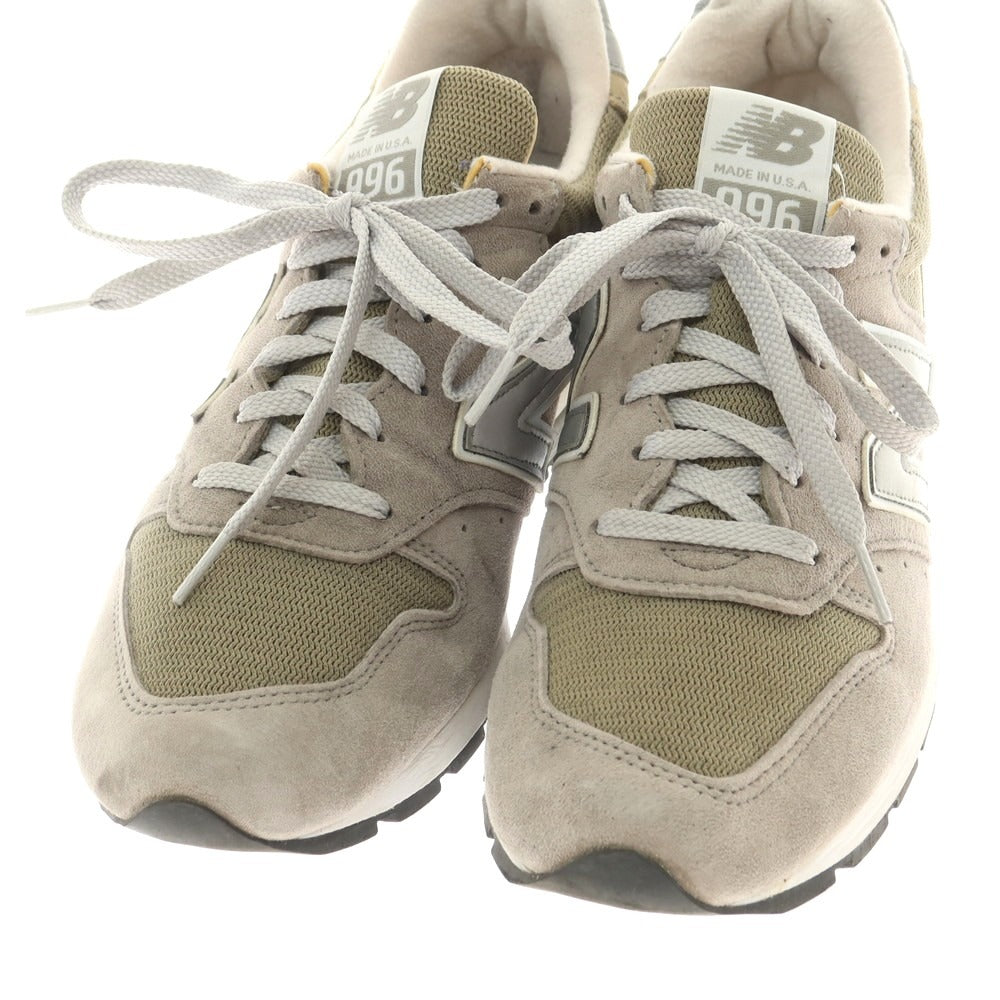 【中古】ニューバランス NEW BALANCE M996 MADE IN USA スニーカー グレー系【 27cm 】【 状態ランクC 】【 メンズ 】