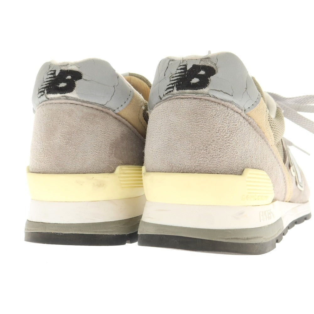 【中古】ニューバランス NEW BALANCE M996 MADE IN USA スニーカー グレー系【 27cm 】【 状態ランクC 】【 メンズ 】