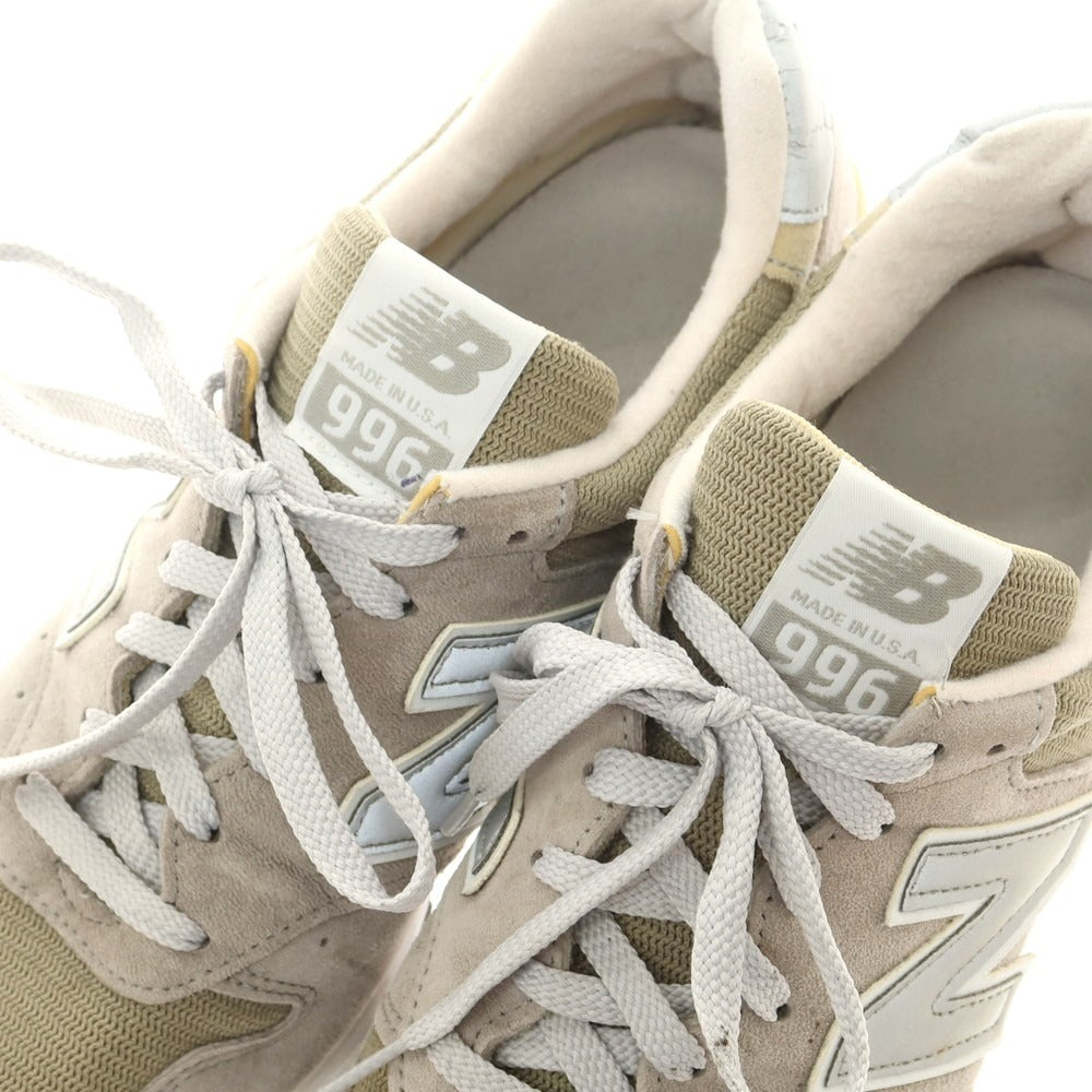 【中古】ニューバランス NEW BALANCE M996 MADE IN USA スニーカー グレー系【 27cm 】【 状態ランクC 】【 メンズ 】