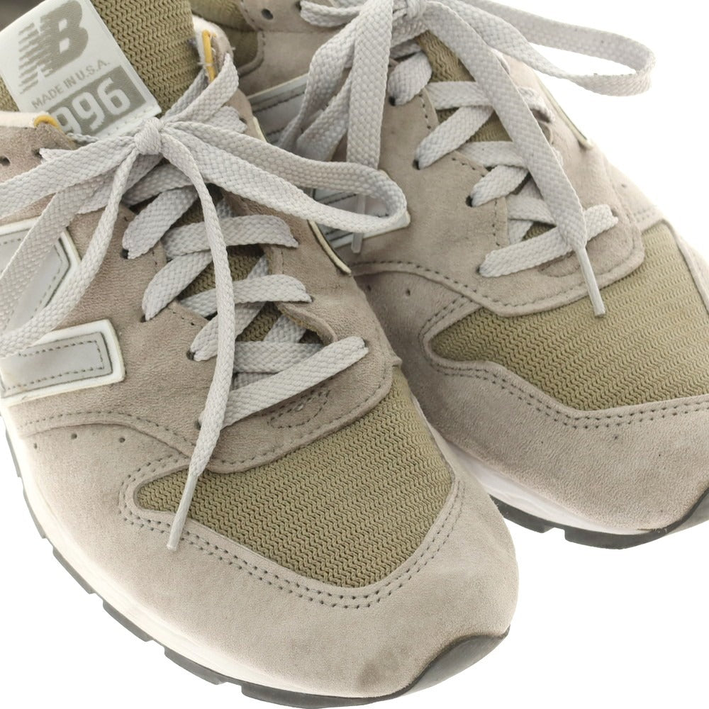 【中古】ニューバランス NEW BALANCE M996 MADE IN USA スニーカー グレー系【 27cm 】【 状態ランクC 】【 メンズ 】