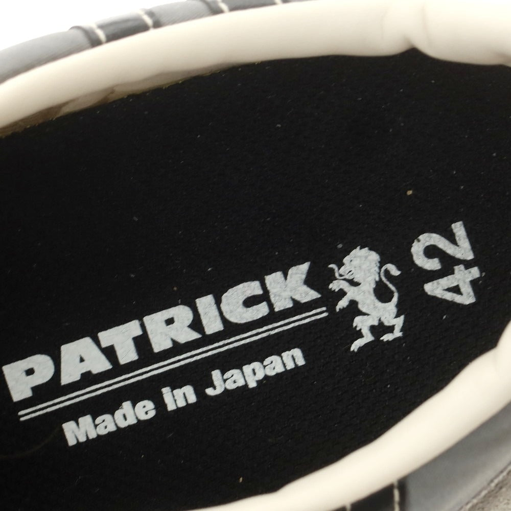 【中古】パトリック PATRICK スエード×ナイロン スニーカー グレー【 42 】【 状態ランクB 】【 メンズ 】