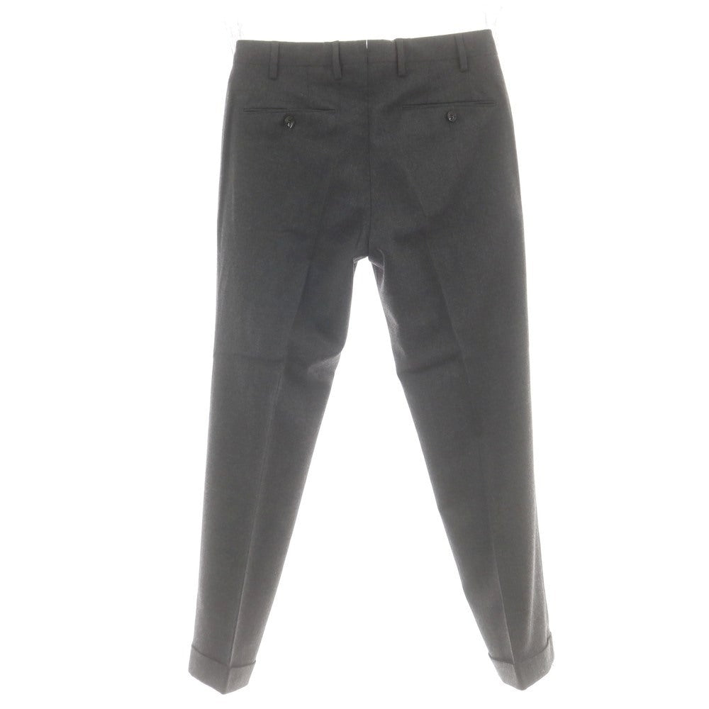 【中古】ジェルマーノ GERMANO ストレッチ ウールポリエステル ドレススラックスパンツ ダークグレー【 44 】【 状態ランクB 】【 メンズ 】