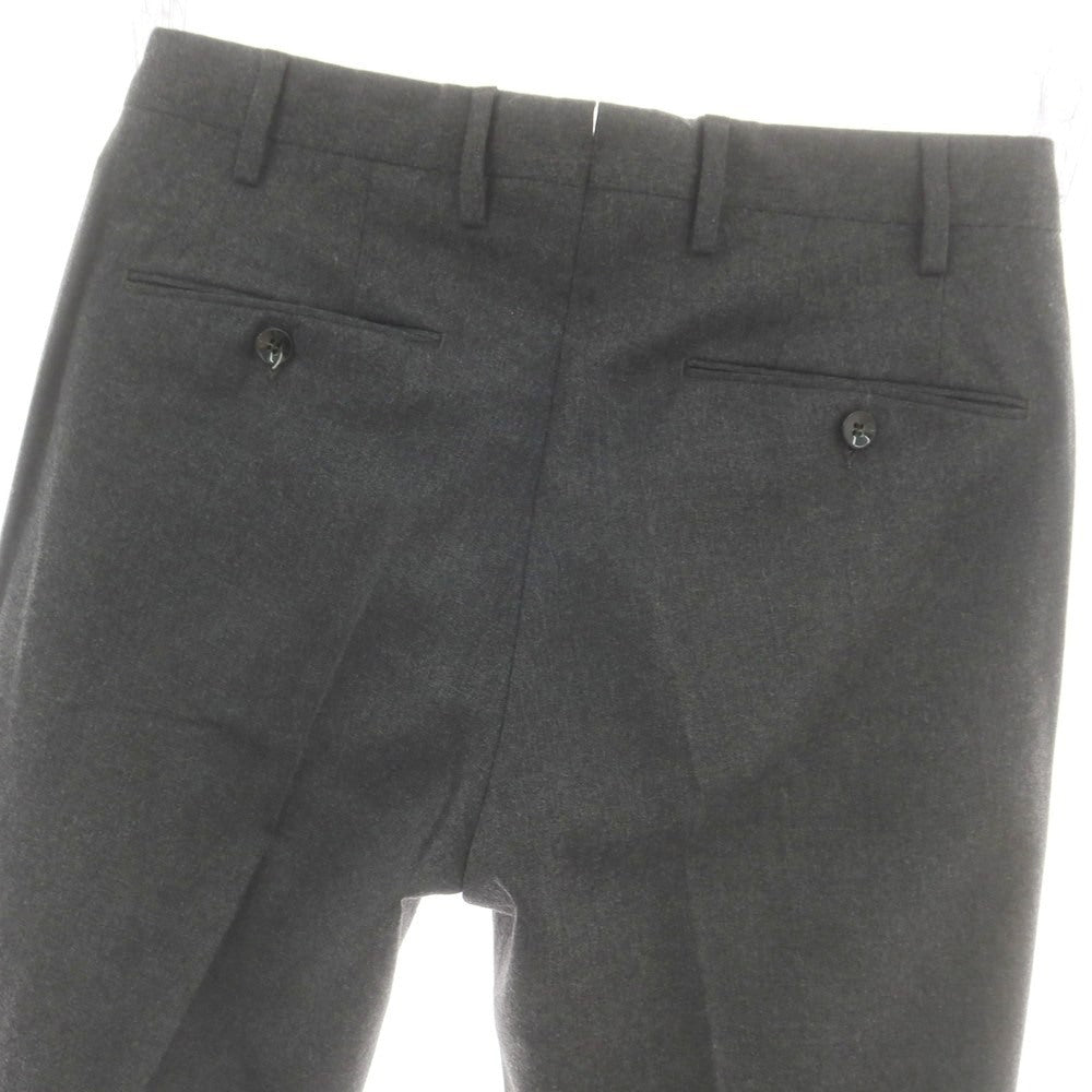 【中古】ジェルマーノ GERMANO ストレッチ ウールポリエステル ドレススラックスパンツ ダークグレー【 44 】【 状態ランクB 】【 メンズ 】