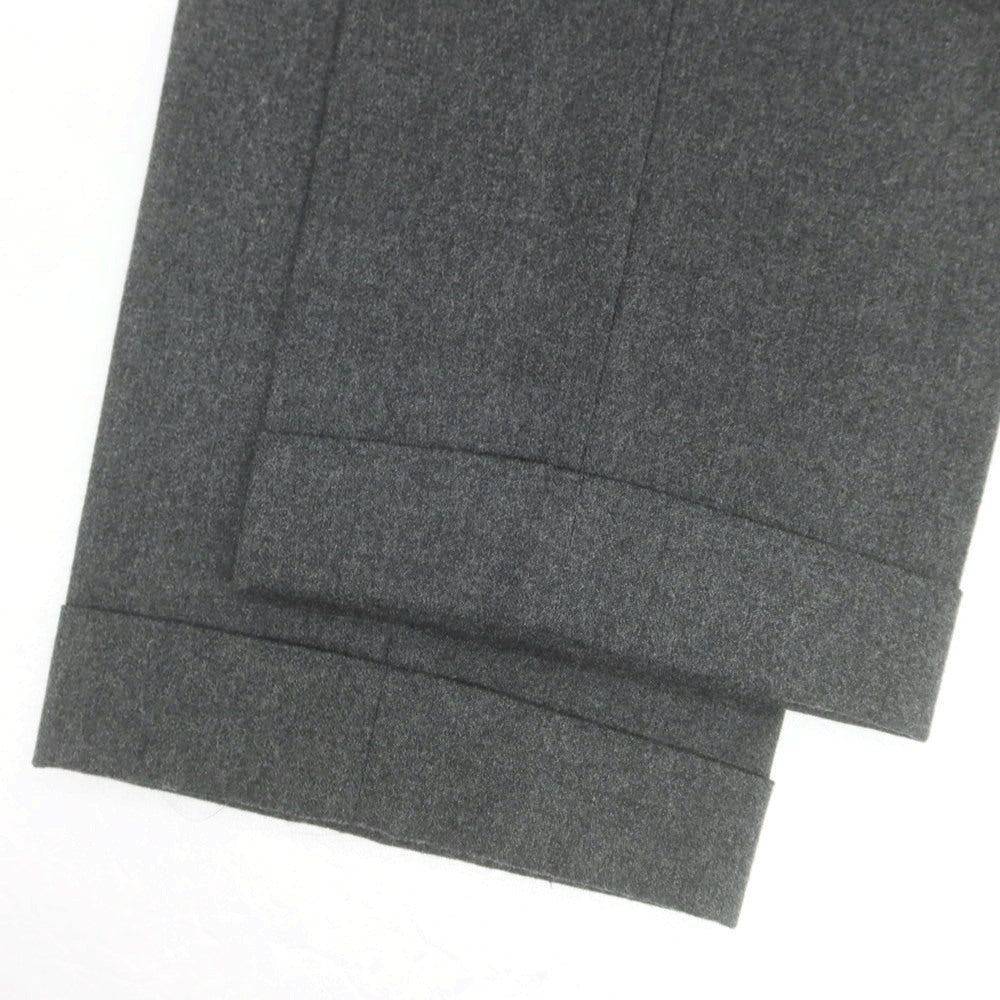 【中古】ジェルマーノ GERMANO ストレッチ ウールポリエステル ドレススラックスパンツ ダークグレー【 44 】【 状態ランクB 】【 メンズ 】
