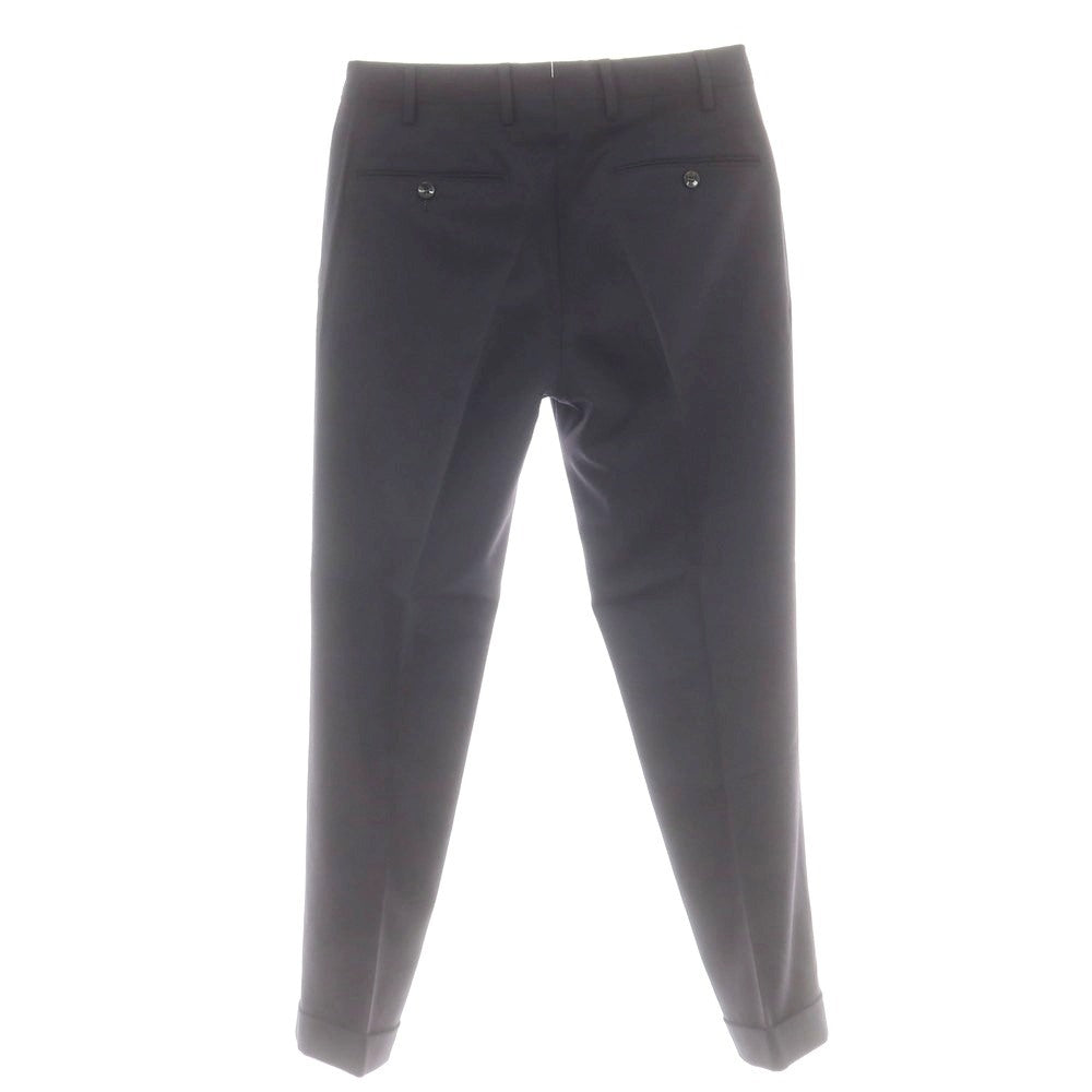 【中古】ジェルマーノ GERMANO ストレッチ ウールポリエステル ドレススラックスパンツ ネイビー【 44 】【 状態ランクB 】【 メンズ 】