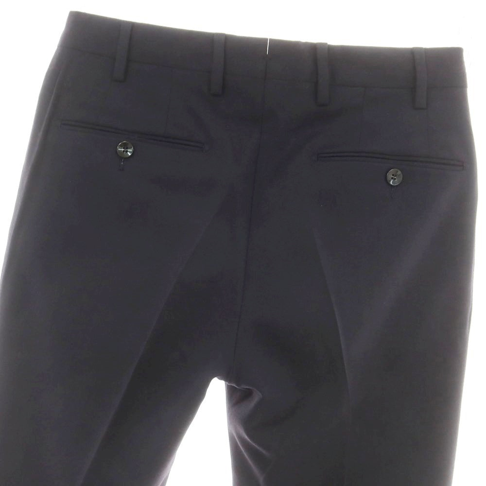 【中古】ジェルマーノ GERMANO ストレッチ ウールポリエステル ドレススラックスパンツ ネイビー【 44 】【 状態ランクB 】【 メンズ 】