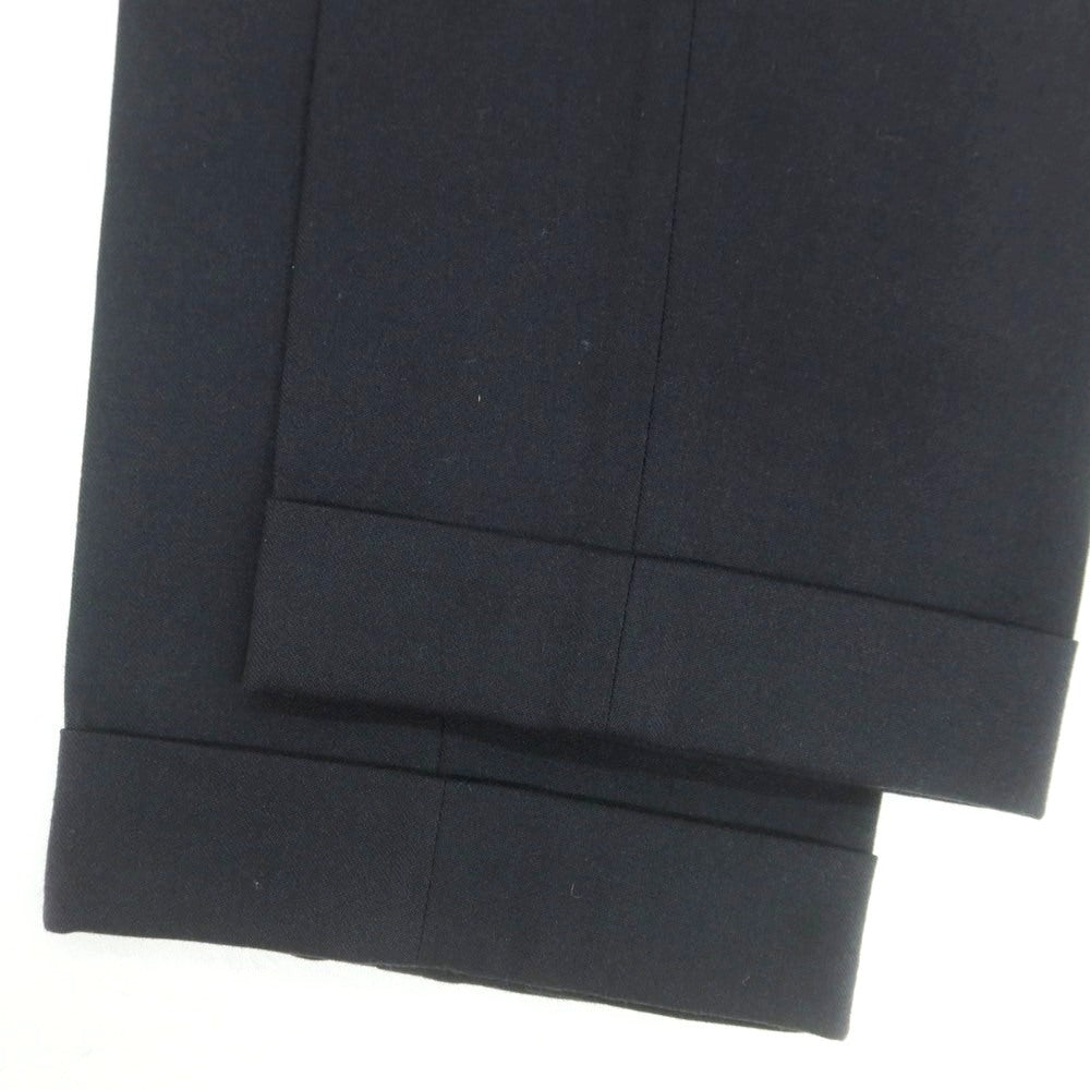 【中古】ジェルマーノ GERMANO ストレッチ ウールポリエステル ドレススラックスパンツ ネイビー【 44 】【 状態ランクB 】【 メンズ 】