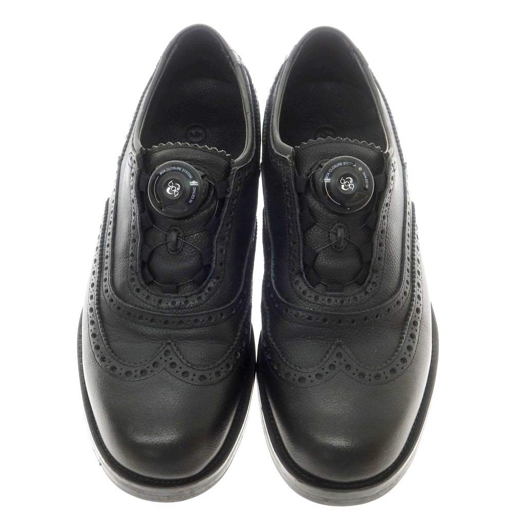 【中古】スペクタス SPECTUSSHOECO lacing system ウイングチップ ドレスシューズ ブラック【 25cm 】【 状態ランクB 】【 メンズ 】