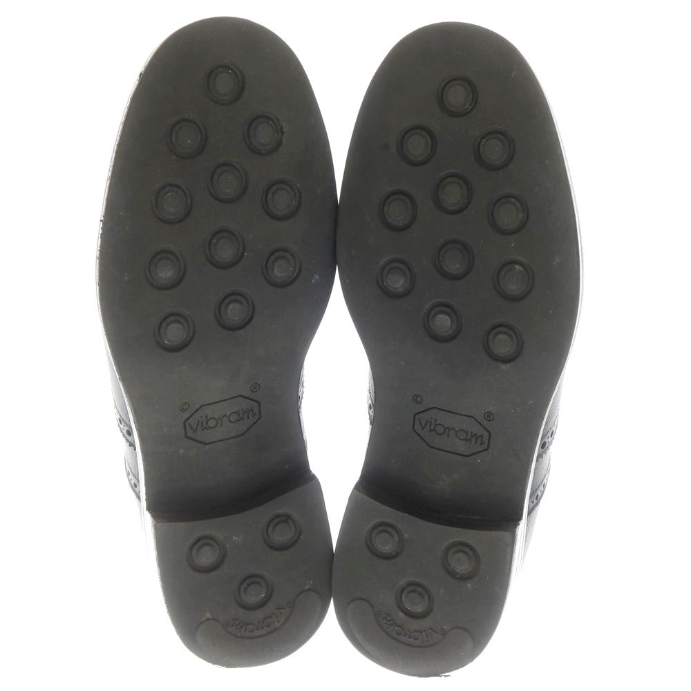 【中古】スペクタス SPECTUSSHOECO lacing system ウイングチップ ドレスシューズ ブラック【 25cm 】【 状態ランクB 】【 メンズ 】