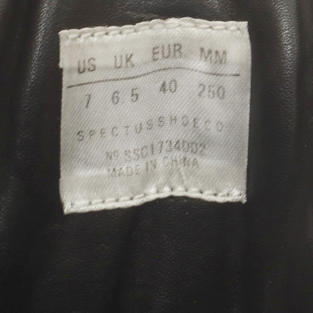 【中古】スペクタス SPECTUSSHOECO lacing system ウイングチップ ドレスシューズ ブラック【 25cm 】【 状態ランクB 】【 メンズ 】