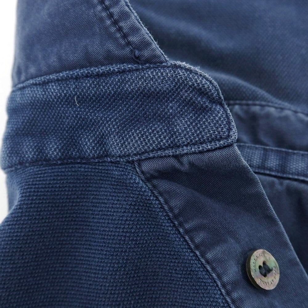 【中古】バランタイン BALLANTYNE コットン 半袖ポロシャツ ライトネイビー【 M 】【 状態ランクD 】【 メンズ 】