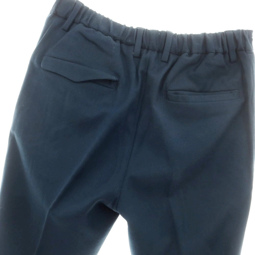 【中古】デヴォレ インチピット DEVORE Incipit ストレッチウール カジュアルスラックスパンツ グリーンネイビー【 44 】【 状態ランクC 】【 メンズ 】