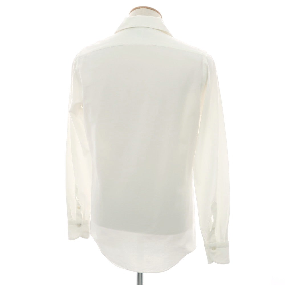 【中古】フィナモレ Finamore コットン イタリアンカラー カジュアルシャツ ホワイト【 XS 】【 状態ランクB 】【 メンズ 】