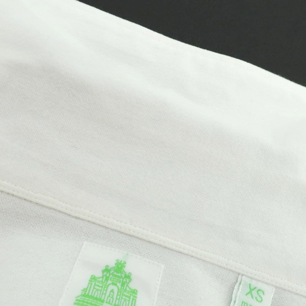 【中古】フィナモレ Finamore コットン イタリアンカラー カジュアルシャツ ホワイト【 XS 】【 状態ランクB 】【 メンズ 】