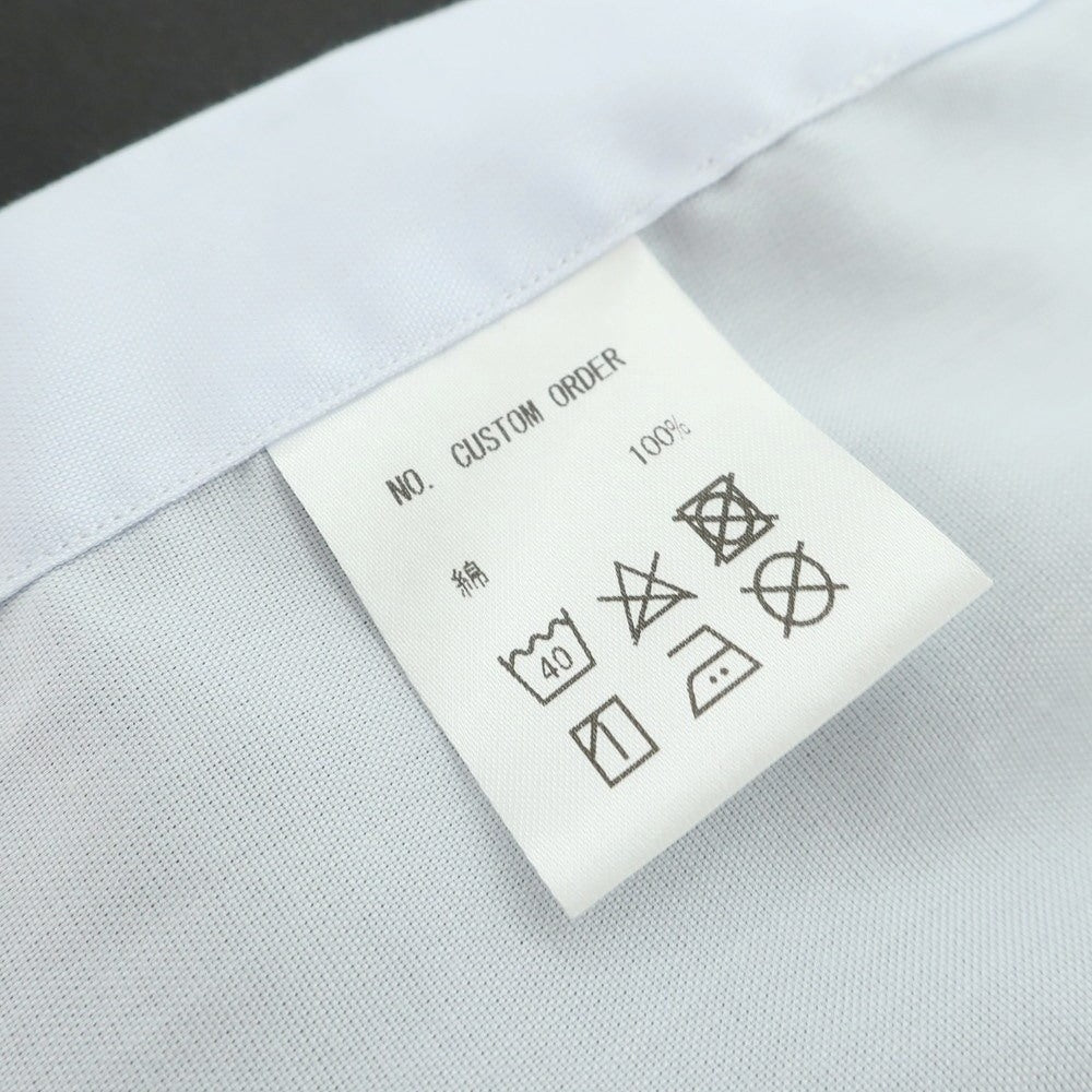 【中古】アルコディオ ARCODIO コットン セミワイドカラー ドレスシャツ ライトブルー【 37 】【 状態ランクC 】【 メンズ 】