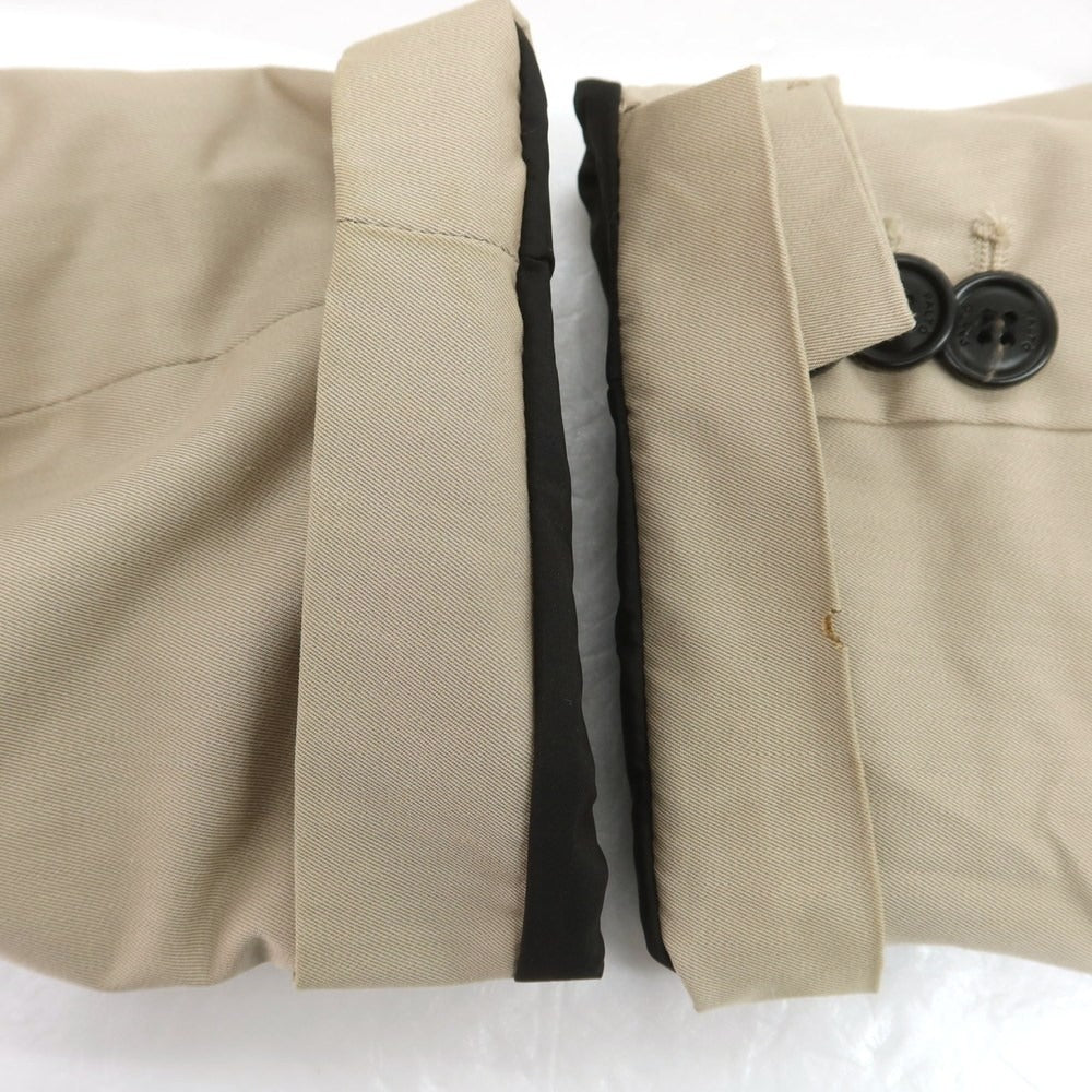 【中古】パルト PALTO コットンナイロン 中綿 チェスターフィールドコート ベージュ【 52 】【 状態ランクC 】【 メンズ 】