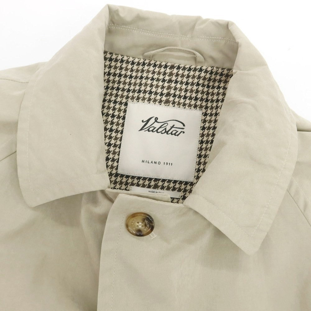 【中古】ヴァルスター Valstar コットンポリエステル トレンチコート ベージュ【 48 】【 状態ランクC 】【 メンズ 】