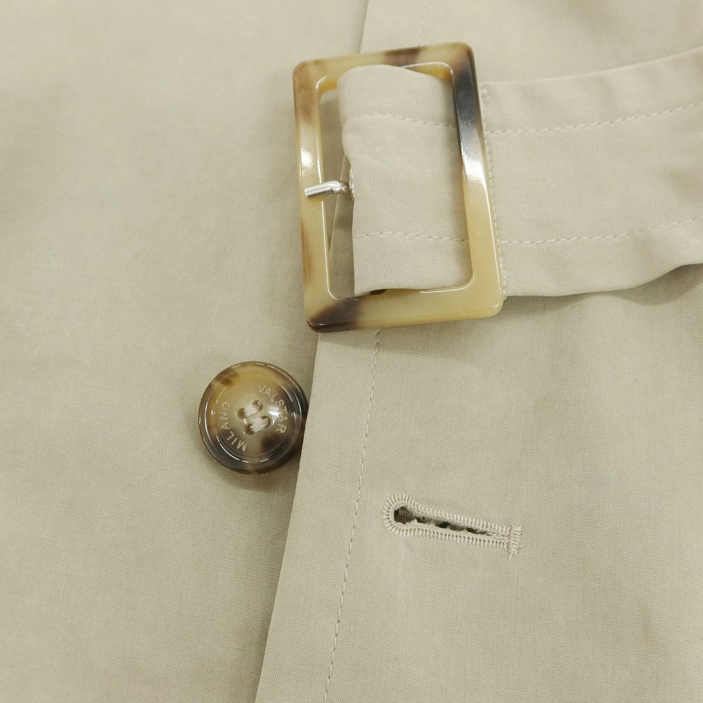 【中古】ヴァルスター Valstar コットンポリエステル トレンチコート ベージュ【 48 】【 状態ランクC 】【 メンズ 】