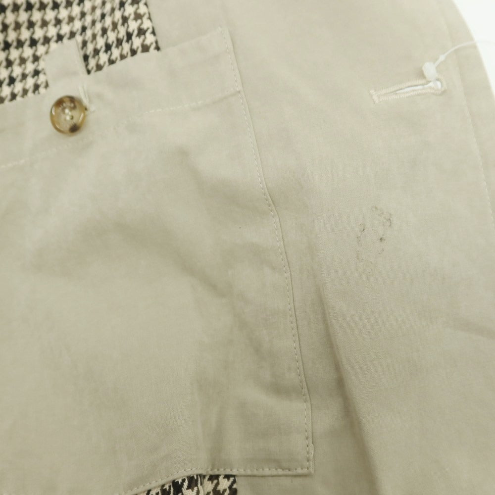 【中古】ヴァルスター Valstar コットンポリエステル トレンチコート ベージュ【 48 】【 状態ランクC 】【 メンズ 】