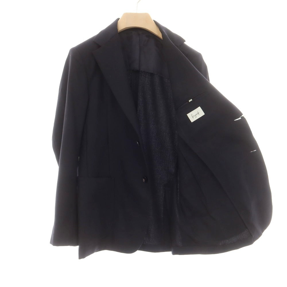 【中古】フィンジャック Finjack ウール テーラードジャケット ネイビー【 48 】【 状態ランクC 】【 メンズ 】
