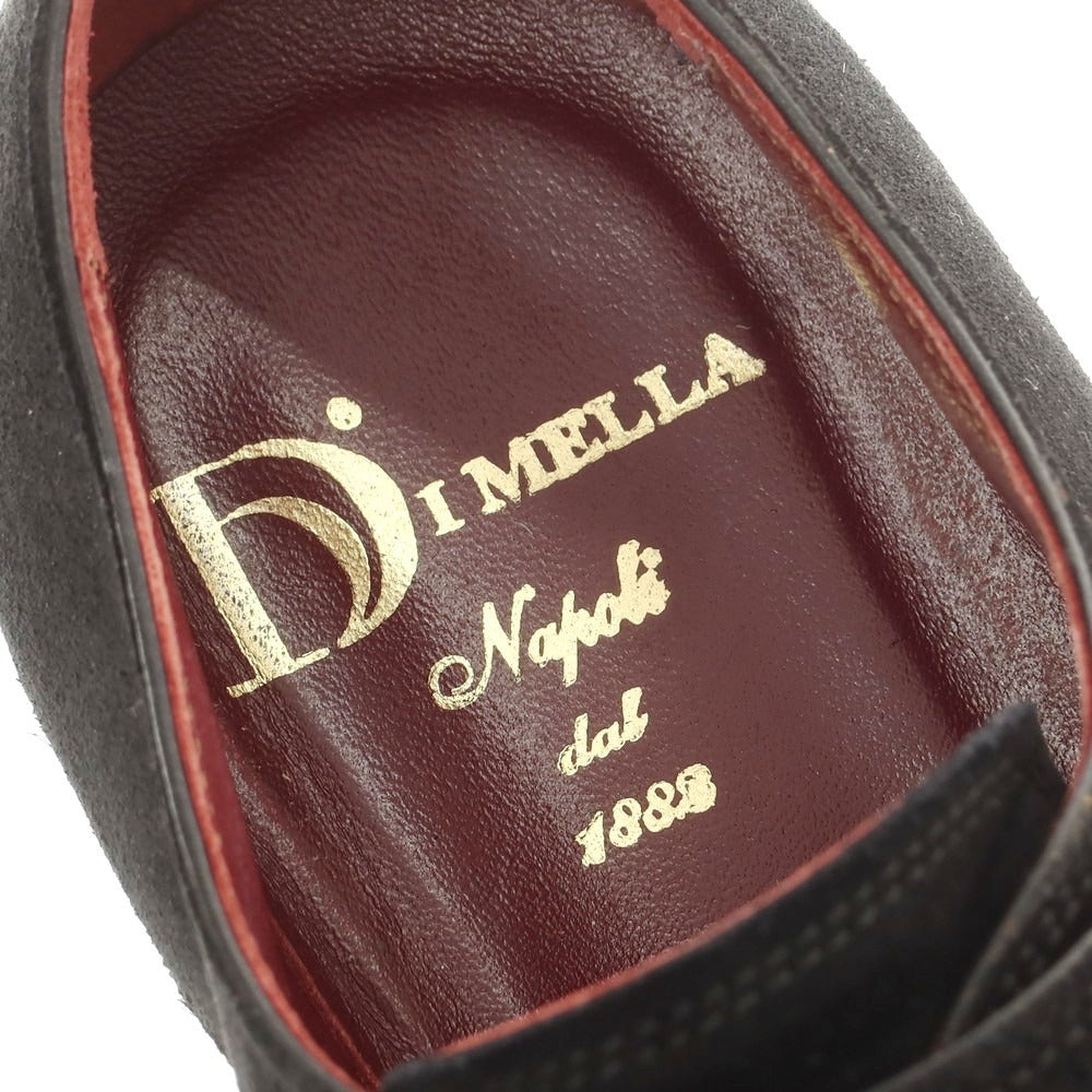 【中古】ディメッラ DI MELLA スエード ダブルモンク ドレスシューズ ブラック【 6 】【 状態ランクB 】【 メンズ 】