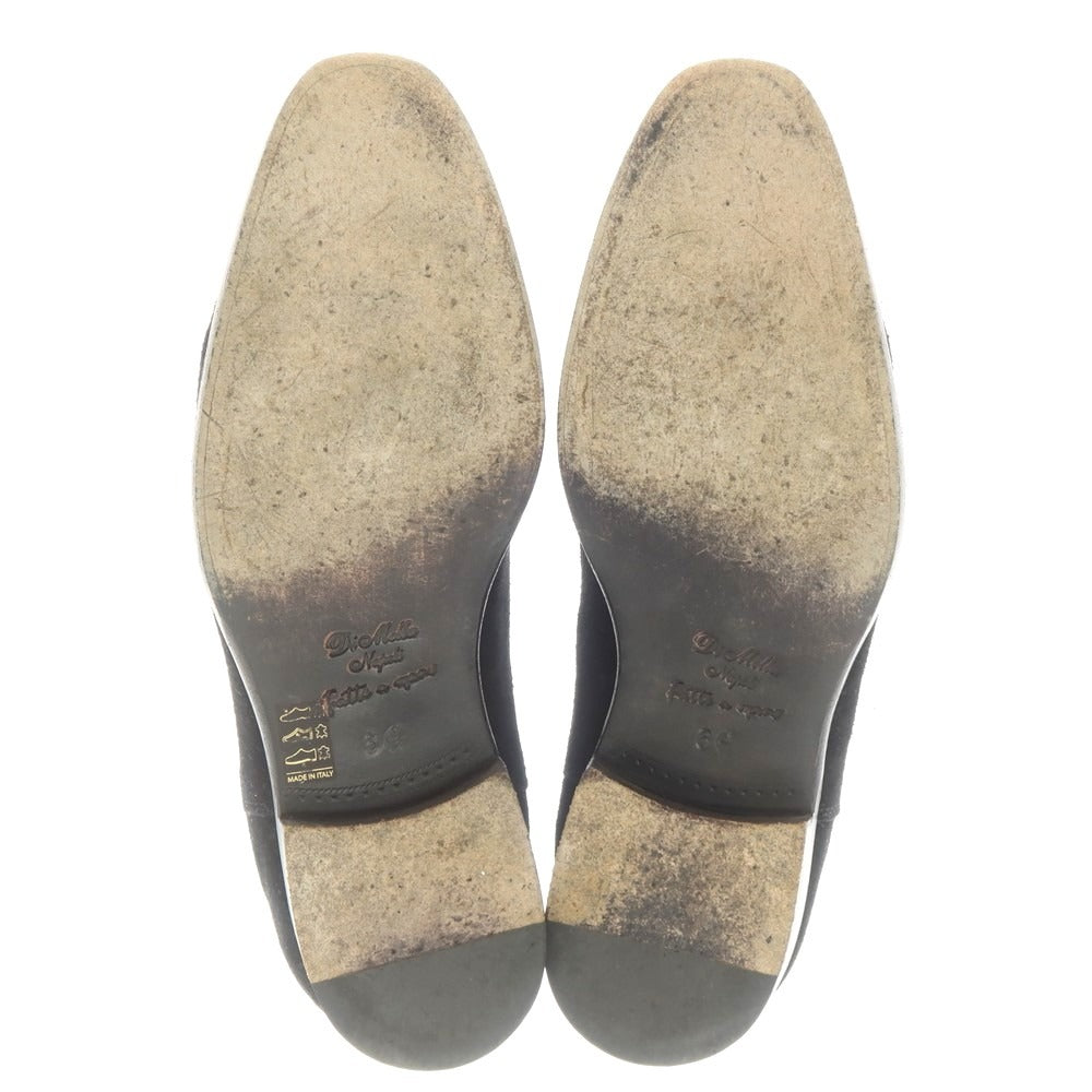 【中古】ディメッラ DI MELLA スエード サイドゴアブーツ ブラック【 6 1/2 】【 状態ランクC 】【 メンズ 】