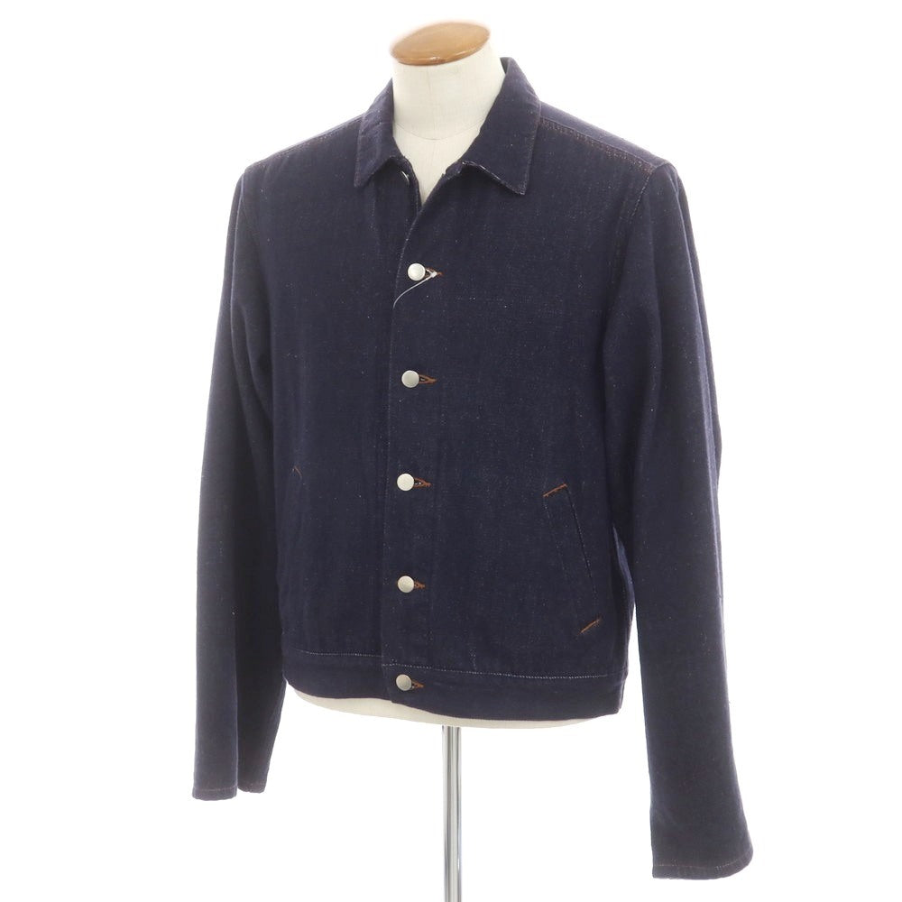 【中古】リバーバレイト REVERBERATE コットン デニムジャケット ネイビー【 38 】【 状態ランクB 】【 メンズ 】