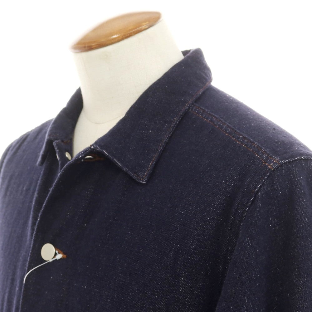 【中古】リバーバレイト REVERBERATE コットン デニムジャケット ネイビー【 38 】【 状態ランクB 】【 メンズ 】