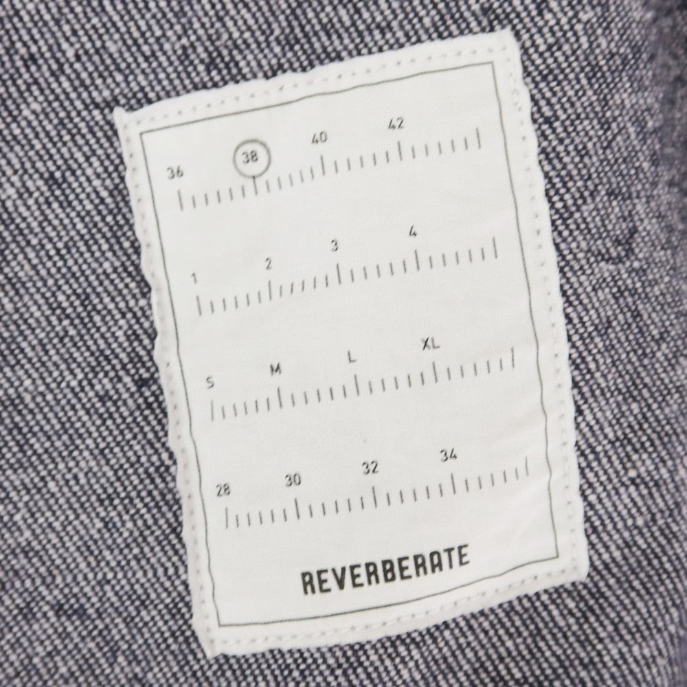 【中古】リバーバレイト REVERBERATE コットン デニムジャケット ネイビー【 38 】【 状態ランクB 】【 メンズ 】