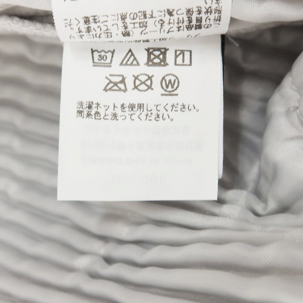 【中古】オム プリッセ イッセイミヤケ HOMME PLISSE ISSEY MIYAKE プリーツ加工 カジュアルジャケット ライトグレー【 1 】【 状態ランクA 】【 メンズ 】