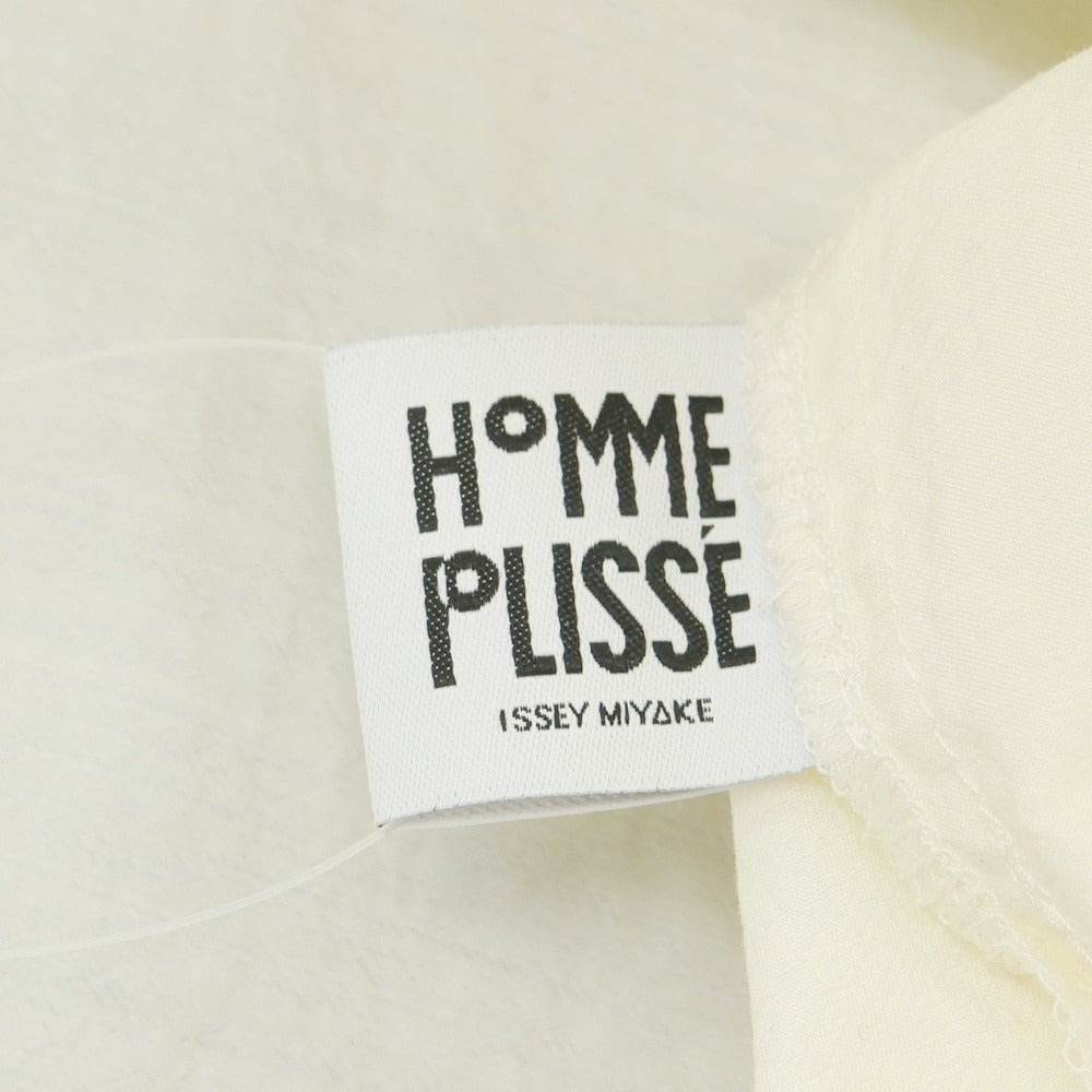 【中古】オム プリッセ イッセイミヤケ HOMME PLISSE ISSEY MIYAKE 2025年春夏 コットン系 カジュアルシャツ クリーム【 表記なし(L位) 】【 状態ランクA 】【 メンズ 】