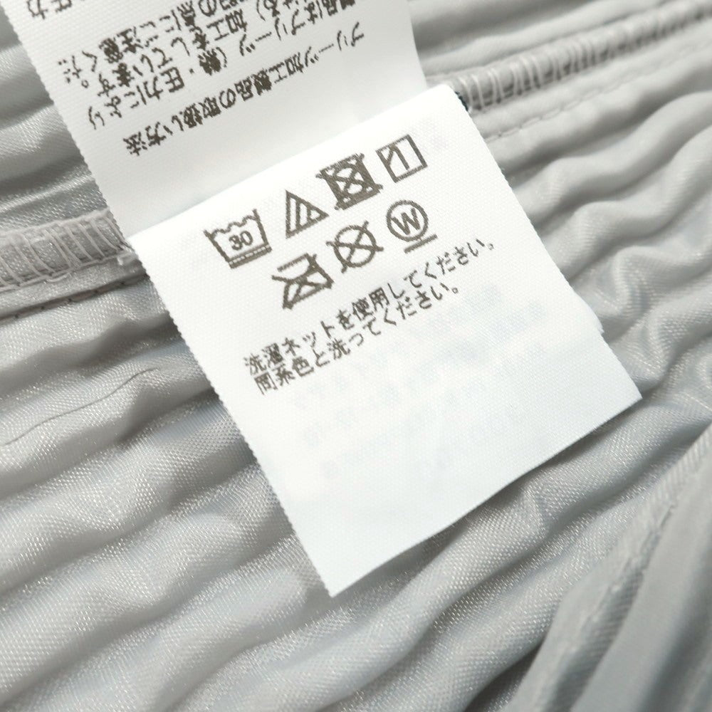 【中古】オム プリッセ イッセイミヤケ HOMME PLISSE ISSEY MIYAKE プリーツ加工 ポリエステル 2B  カジュアルジャケット ライトグレー【 1 】【 状態ランクA 】【 メンズ 】