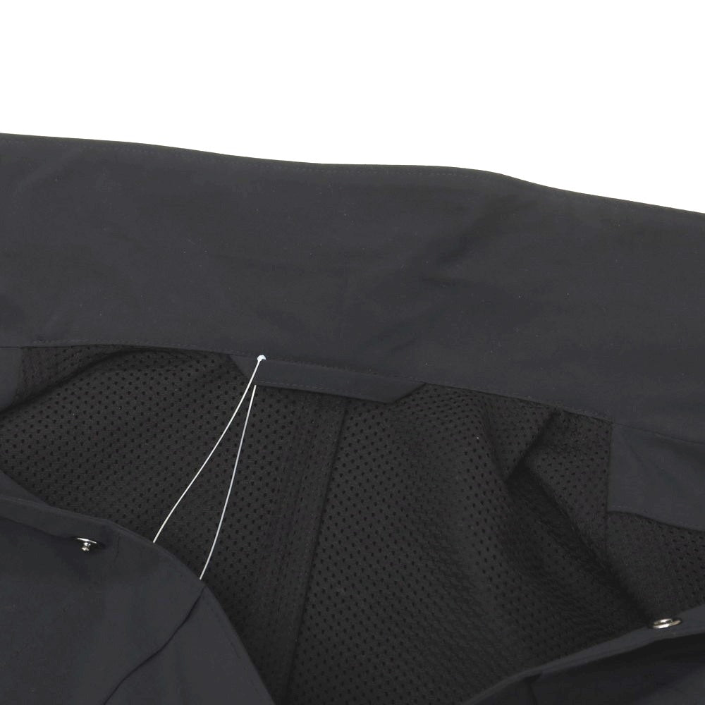 【中古】オム プリッセ イッセイミヤケ HOMME PLISSE ISSEY MIYAKE 2025年春夏 ポリエステル系 パッカブル オープンカラー ロング カジュアルシャツ ブラック【 表記なし(L位) 】【 状態ランクA 】【 メンズ 】