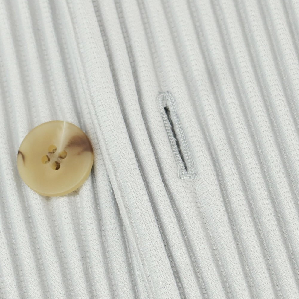 【中古】オム プリッセ イッセイミヤケ HOMME PLISSE ISSEY MIYAKE プリーツ加工 ポリエステル 2B カジュアルジャケット ライトグレー【 1 】【 状態ランクA 】【 メンズ 】