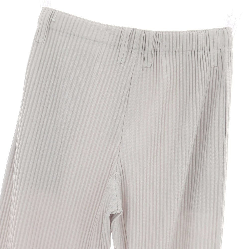 【中古】オム プリッセ イッセイミヤケ HOMME PLISSE ISSEY MIYAKE ポリエステル プリーツ イージーパンツ ライトグレー【 3 】【 状態ランクA 】【 メンズ 】