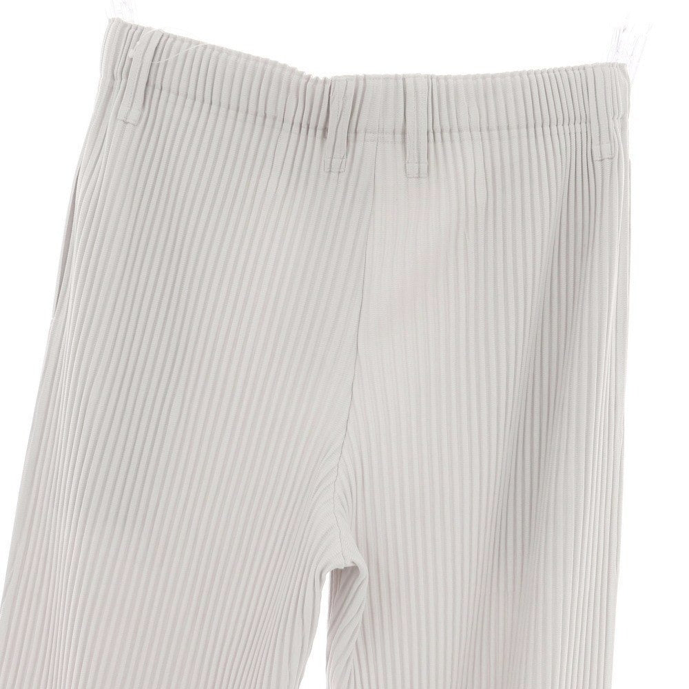 【中古】オム プリッセ イッセイミヤケ HOMME PLISSE ISSEY MIYAKE ポリエステル プリーツ イージーパンツ ライトグレー【 3 】【 状態ランクA 】【 メンズ 】
