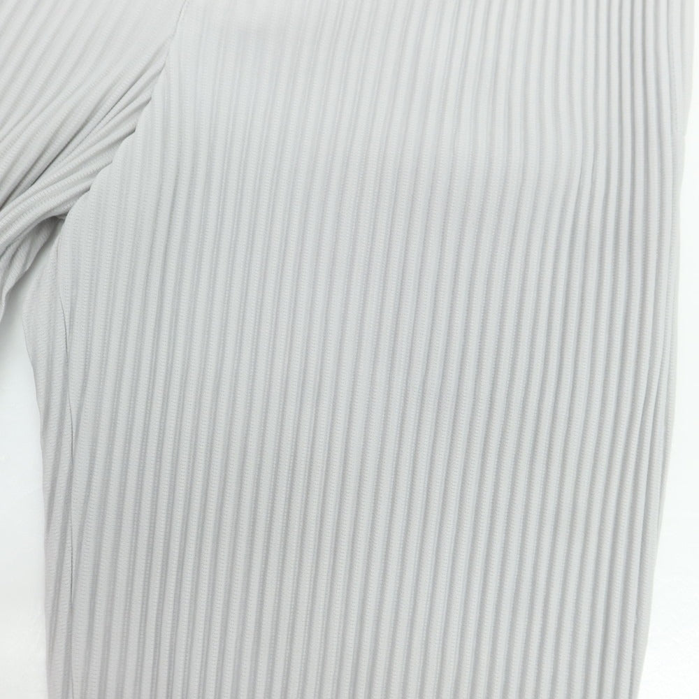 【中古】オム プリッセ イッセイミヤケ HOMME PLISSE ISSEY MIYAKE ポリエステル プリーツ イージーパンツ ライトグレー【 1 】【 状態ランクB 】【 メンズ 】