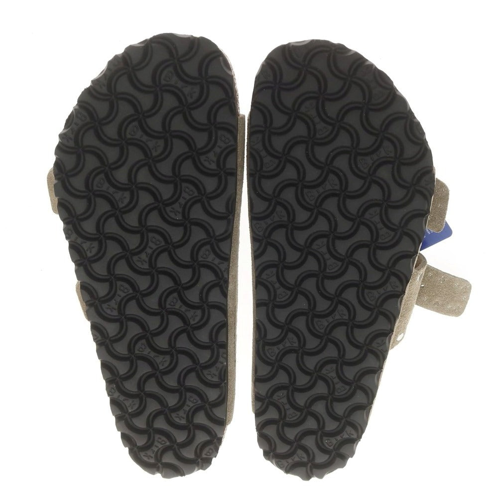 【中古】【未使用】ビルケンシュトック BIRKENSTOCK ARIZONA RIVET BORDER スエード サンダル ベージュ【 41 】【 状態ランクS 】【 メンズ 】