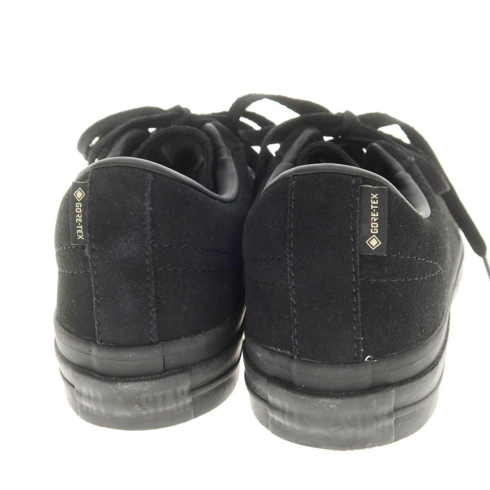 【中古】コンバース CONVERSE ONE STAR GORE-TEX スエード スニーカー ブラック【 24.5 】【 状態ランクA 】【 メンズ 】