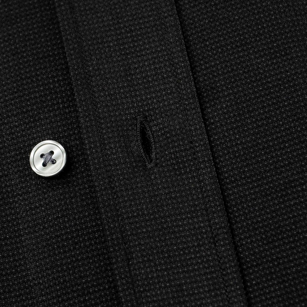 【中古】【未使用】ア デイ イン ザ ライフ ユナイテッドアローズ a day in the life united arrows COOLMAX コットンポリエステル ボタンダウン 半袖シャツ ブラック【 M 】【 状態ランクS 】【 メンズ 】