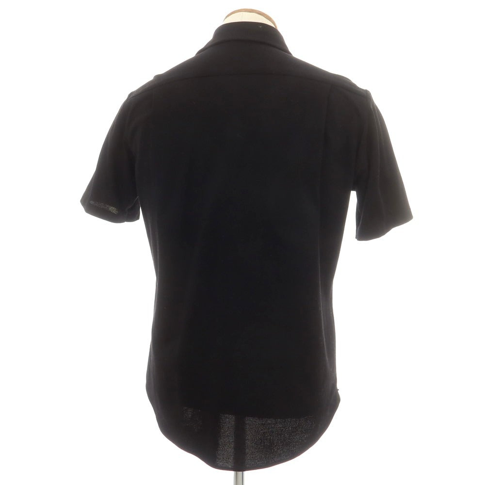 【中古】ア デイ イン ザ ライフ ユナイテッドアローズ a day in the life  united arrows コットン カッタウェイ 半袖シャツ ブラック【 M 】【 状態ランクA 】【 メンズ 】