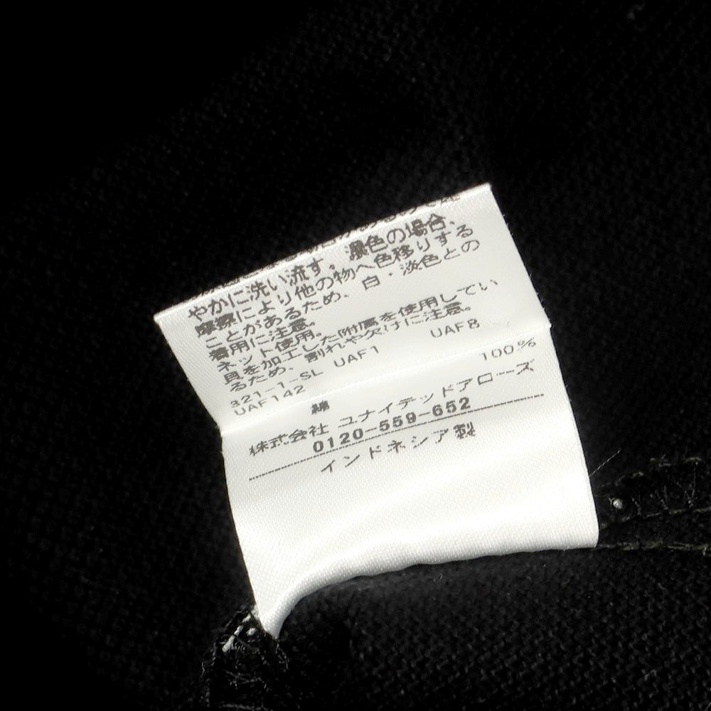 【中古】ア デイ イン ザ ライフ ユナイテッドアローズ a day in the life  united arrows コットン カッタウェイ 半袖シャツ ブラック【 M 】【 状態ランクA 】【 メンズ 】