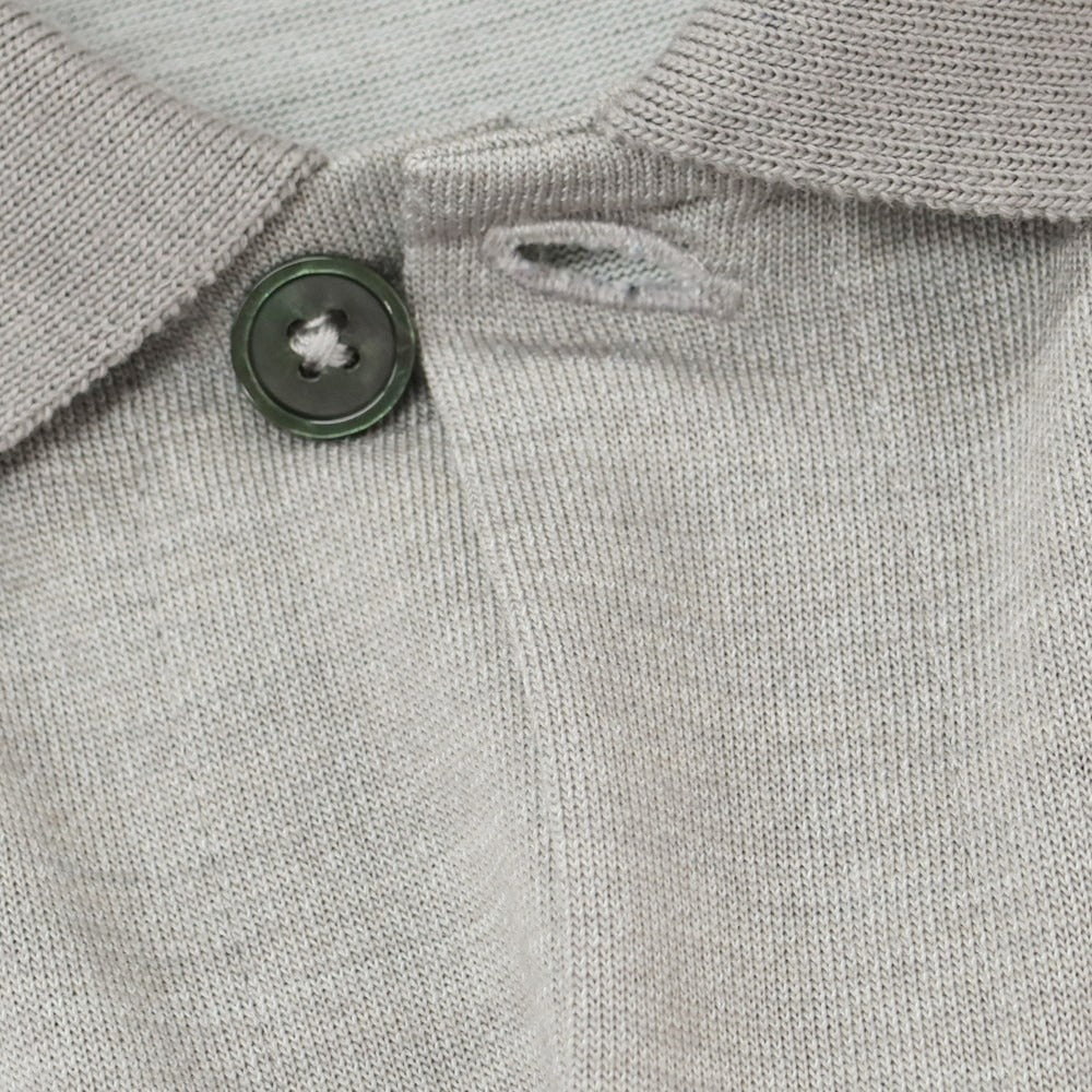 【中古】グリーンレーベルリラクシング green label relaxing ポリエステルウール 半袖シャツ グレー【 M 】【 状態ランクA 】【 メンズ 】