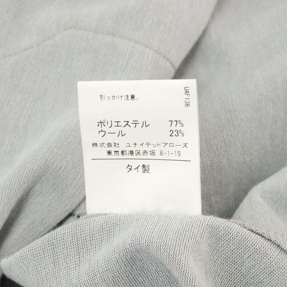【中古】グリーンレーベルリラクシング green label relaxing ポリエステルウール 半袖シャツ グレー【 M 】【 状態ランクA 】【 メンズ 】
