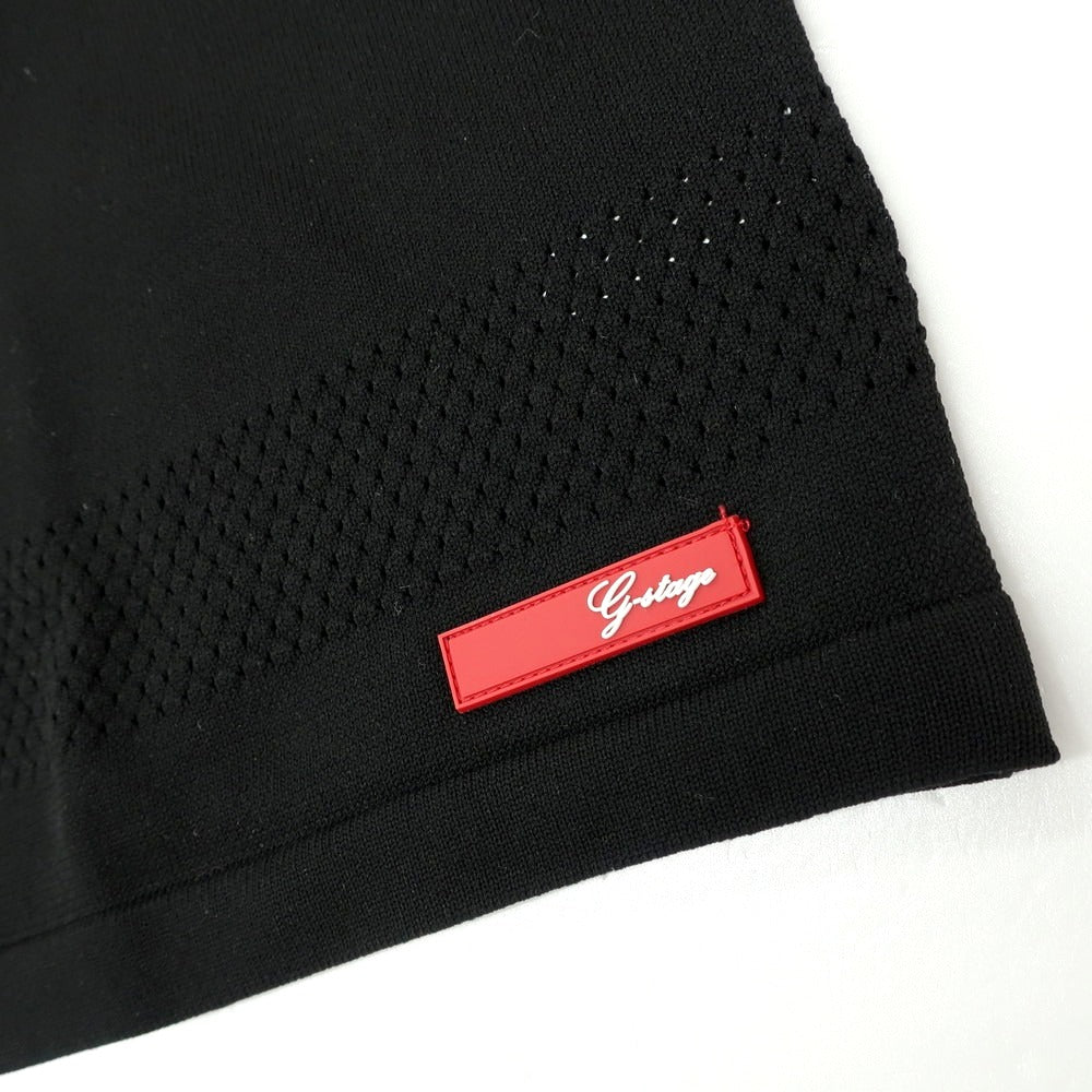 【中古】【未使用】ジーステージ g-stage ポリエステル プルオーバーニット ブラック【 50 】【 状態ランクS 】【 メンズ 】