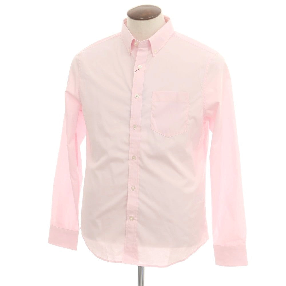 【中古】【未使用】バナナリパブリック Banana Republic ストレッチ コットンポリエステル ボタンダウン ドレスシャツ ピンク【 L 】【 状態ランクS 】【 メンズ 】